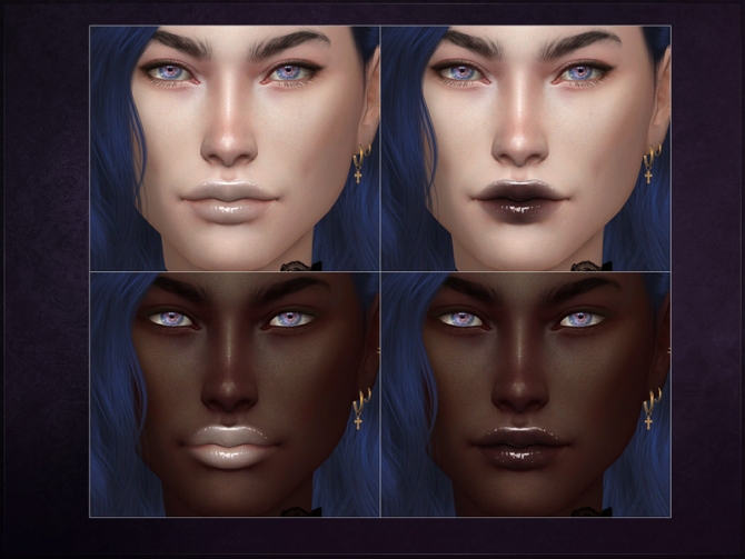 Neon Lipstick by RemusSirion at TSR » Sims 4 Updates