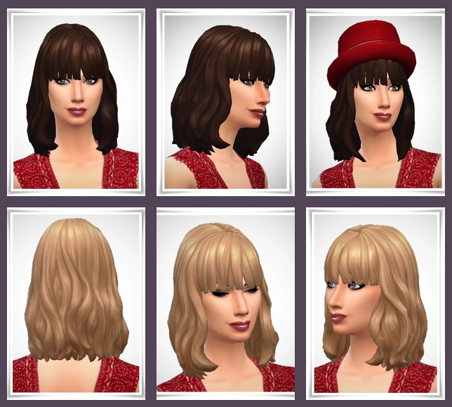 Sims 4 Kasey Hair at KyriaT’s Sims 4 World