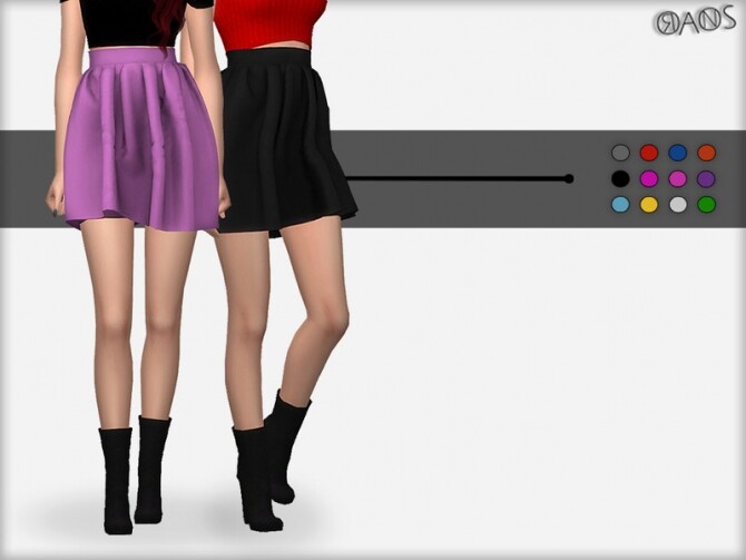 Sims 4 Luana Skirt by OranosTR at TSR