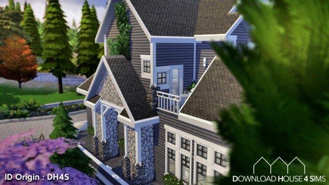Sims 4 15 Impasse des Rochers house at DH4S