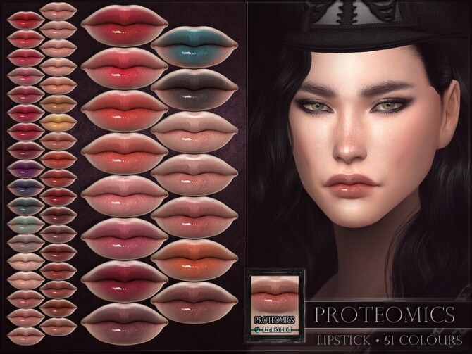 Sims 4 Proteomics Lipstick by RemusSirion at TSR