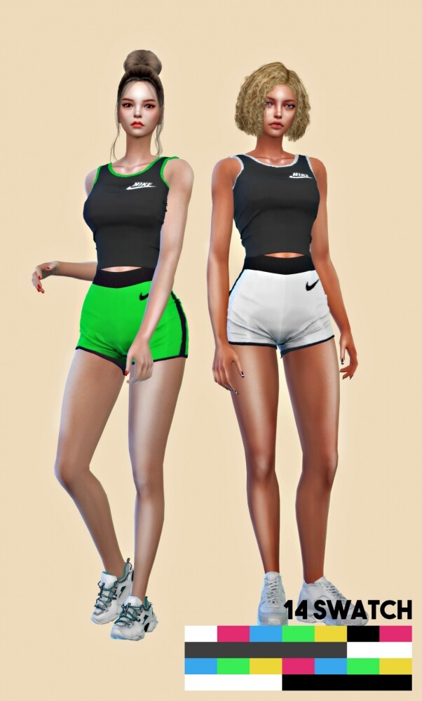 Sims 4 Female sportswear at L.Sim