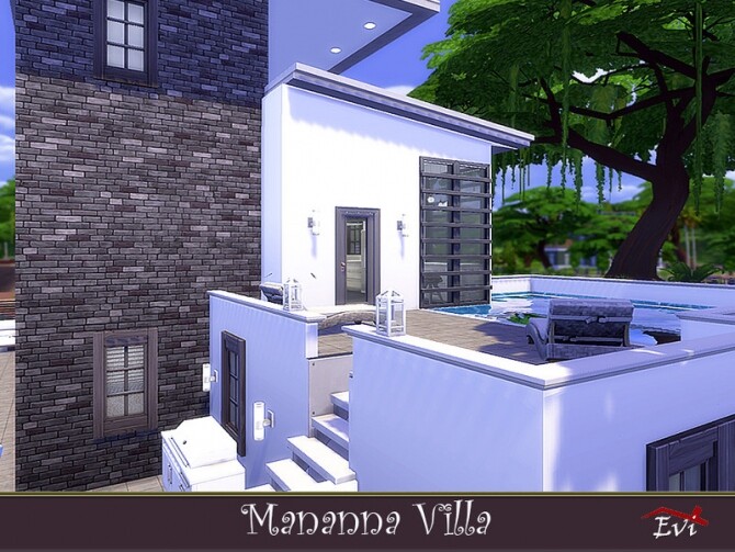 Sims 4 MANANNA VILLA by evi at TSR