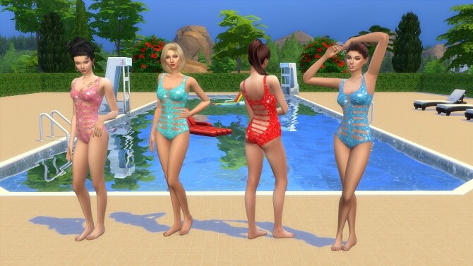 Sims 4 Swimsuit by hippy70 at Mod The Sims