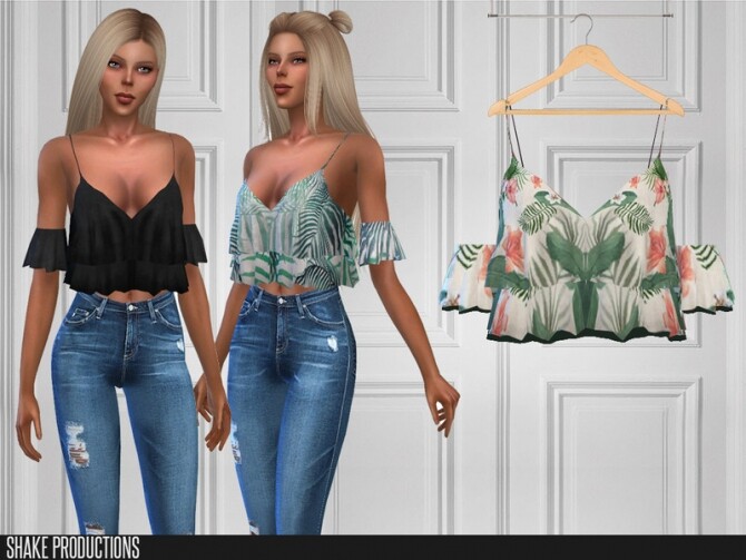 Sims 4 427 Blouse by ShakeProductions at TSR