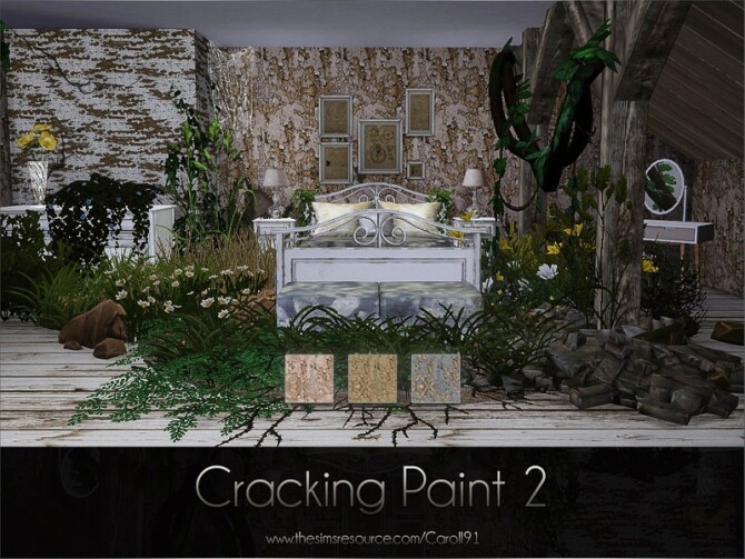 Sims 4 Cracking Paint 2 by Caroll91 at TSR