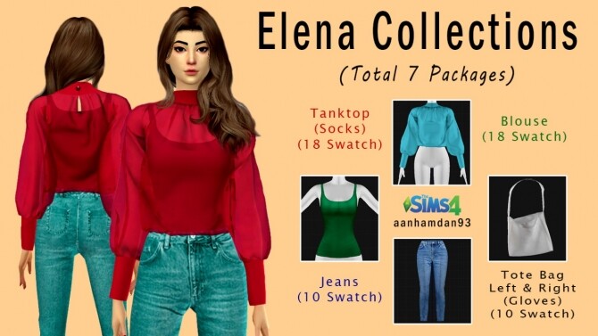 Sims 4 Hijab Model 070 & Elena Collections at Aan Hamdan Simmer93