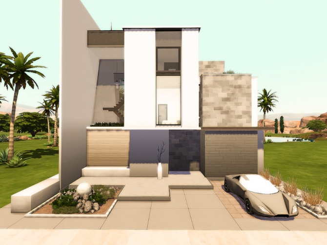Ultra Modern Villa No Cc By Sarinasims At Tsr Sims 4 Updates