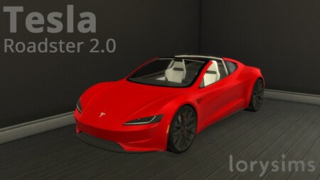 Tesla Roadster 2.0 at LorySims