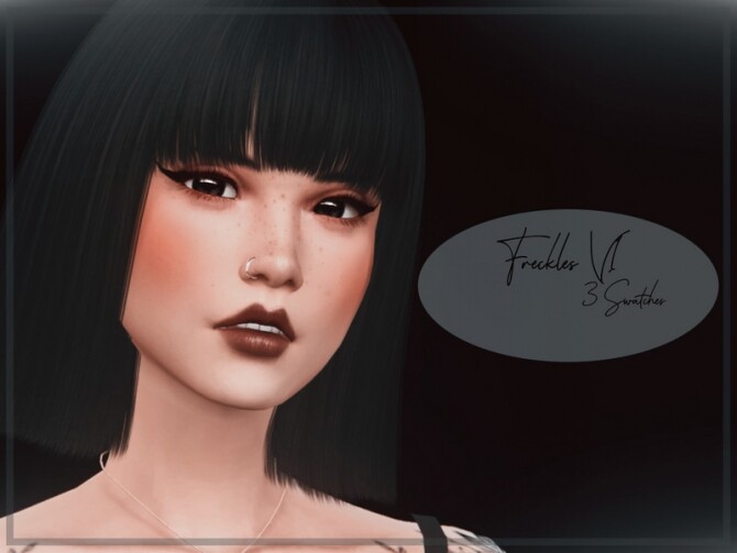 Sims 4 Freckles V1 by Reevaly at TSR