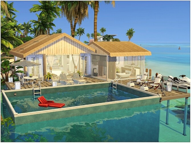 Sims 4 Honeymoon Villa by lotsbymanal at TSR