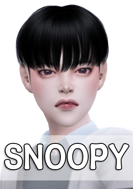 Sims 4 Beyond hair for KIDS at SNOOPY