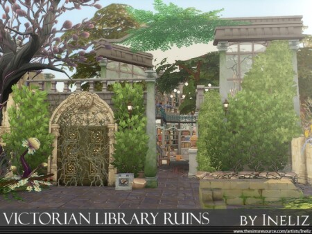 Victorian Library Ruins by Ineliz at TSR