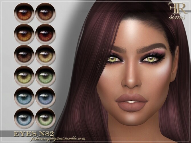 Sims 4 FRS Eyes N82 by FashionRoyaltySims at TSR
