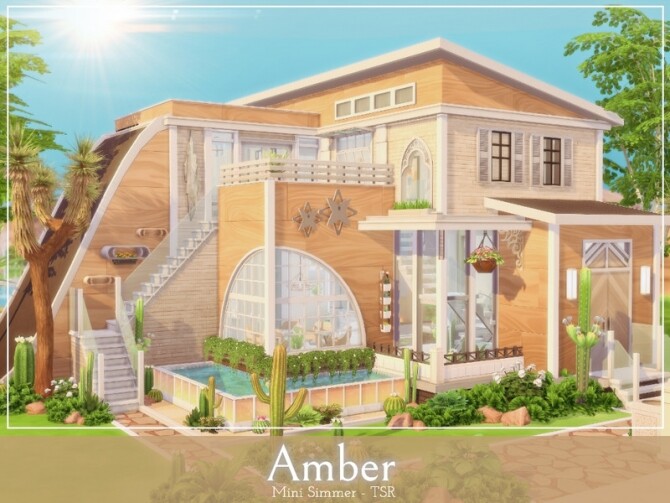 Sims 4 Amber house by Mini Simmer at TSR