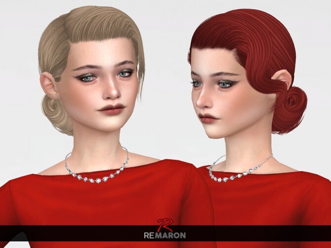 Sims 4 Juliette Hair Retexture by remaron at TSR