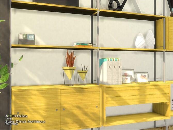 Sims 4 Zone Office Materials by ArtVitalex at TSR
