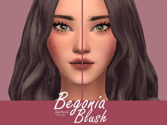 Sims 4 Begonia Blush by Sagittariah at TSR