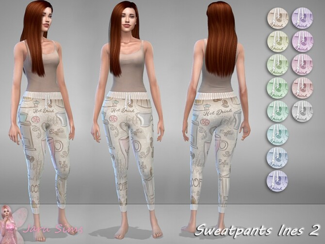 Sims 4 Sweatpants Ines 2 by Jaru Sims at TSR