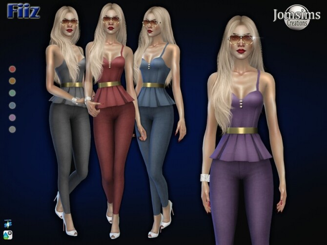 Sims 4 Fiiz outfit by jomsims at TSR