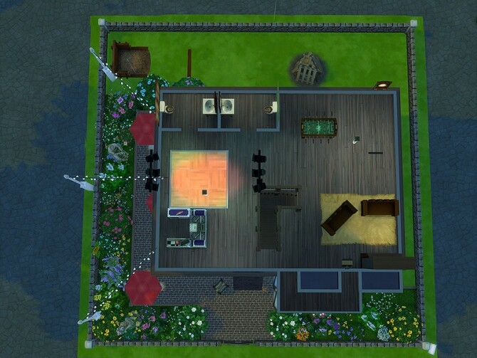 Sims 4 Dainty Dove Tavern by xwolfxboundx at TSR
