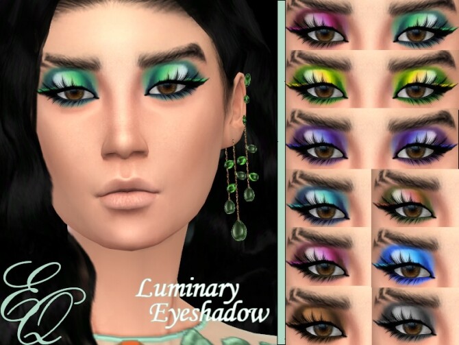 Sims 4 Luminary Eyeshadow by EvilQuinzel at TSR