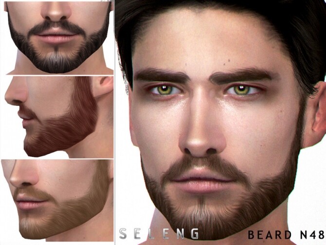 Sims 4 Beard N48 by Seleng at TSR