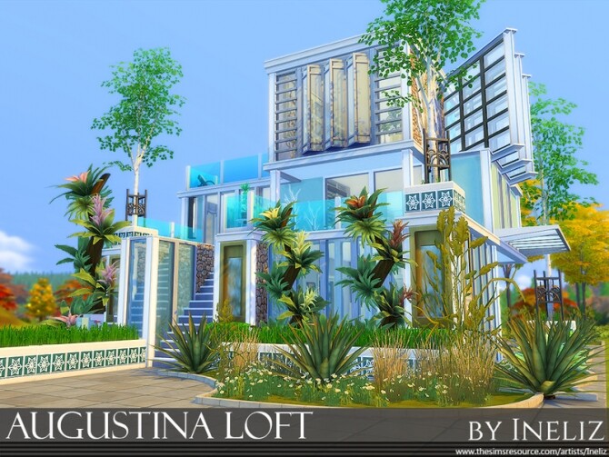 Sims 4 Augustina Loft by Ineliz at TSR