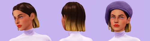 Sims 4 Cinnamon hair + ombre accessory at Sulsulhun