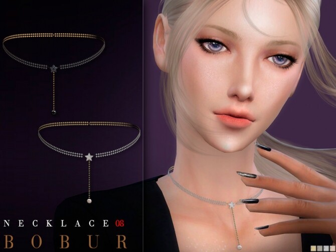 Sims 4 Necklace 08 by Bobur3 at TSR