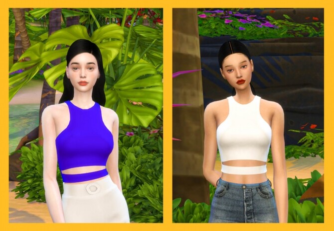 Sims 4 I Mustard You Top at THKM16