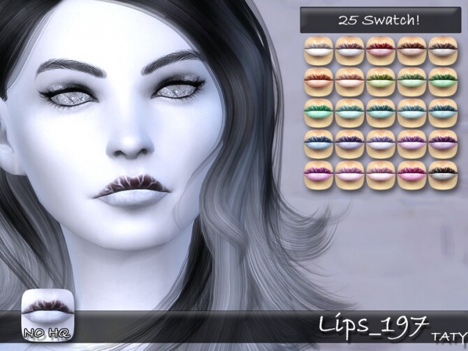 Sims 4 Lips 197 by tatygagg at TSR
