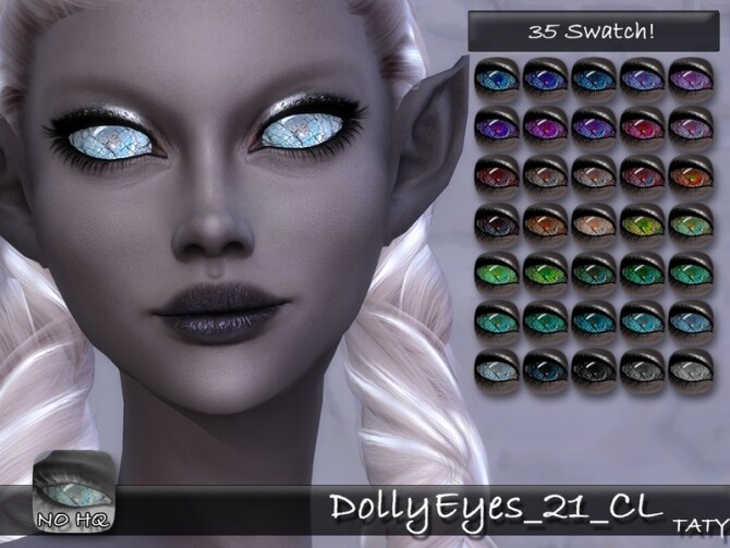 Sims 4 Dolly Eyes 21 CL by tatygagg at TSR