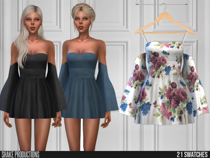 Sims 4 439 Short Dress by ShakeProductions at TSR