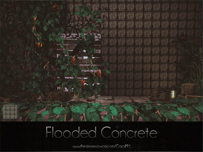 Sims 4 Flooded Concrete by Caroll91 at TSR
