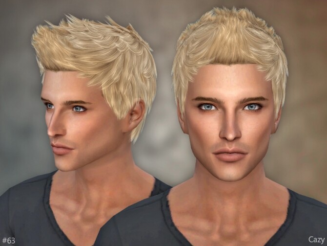 Sims 4 Male Hairstyle #63 by Cazy at TSR