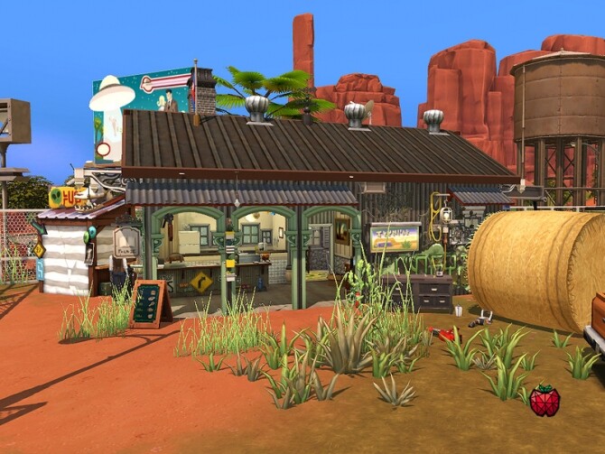 Sims 4 Courtney junkyard by melapples at TSR