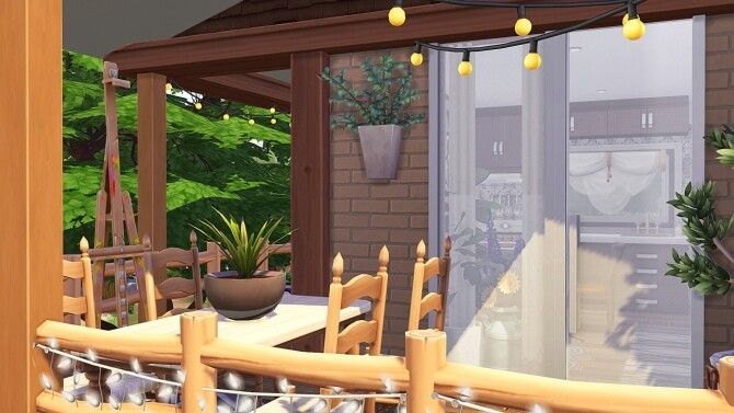 Sims 4 MUSICIAN’S TINY HOUSE at Aveline Sims