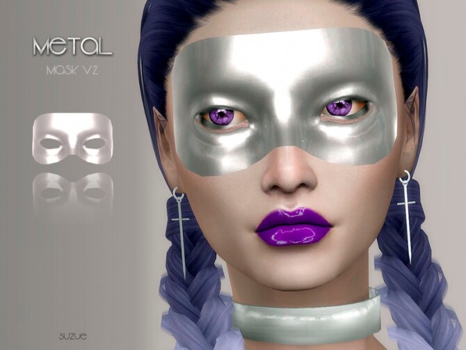 Sims 4 Metal Mask V2 Apocalypse by Suzue at TSR