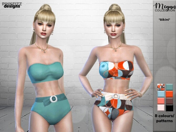 Sims 4 Megan Swimsuit PF96 by Pinkfizzzzz at TSR