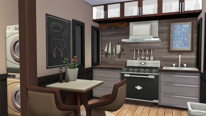Sims 4 DETECTIVE’S TINY HOUSE at Aveline Sims