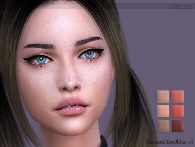 Sims 4 Natural freckles v1 by ANGISSI at TSR