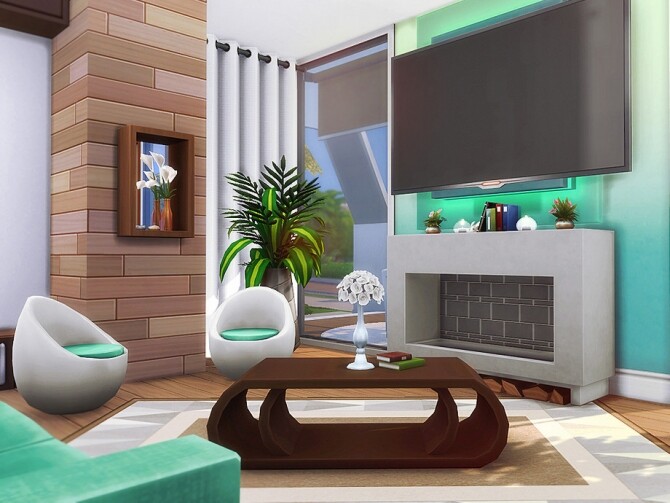Sims 4 Veli house by Rirann at TSR