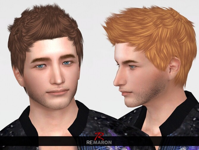 Sims 4 63 Hair Retexture by remaron at TSR