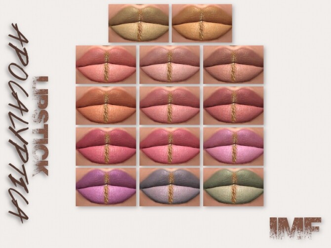 Sims 4 IMF Apocalyptica Lipstick by IzzieMcFire at TSR