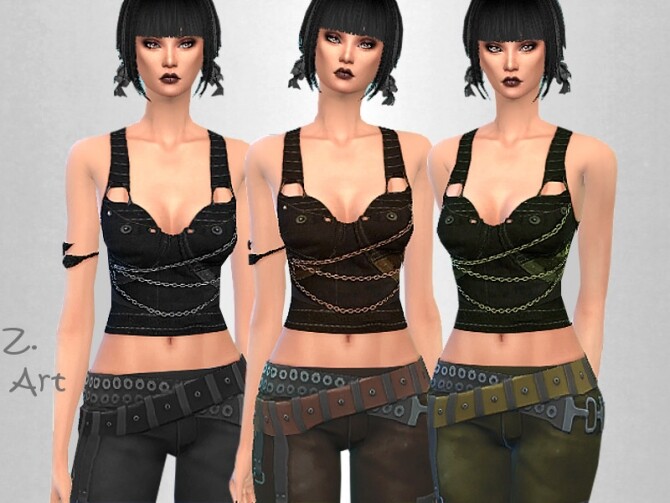 Sims 4 Apocalyptic TopZ by Zuckerschnute20 at TSR