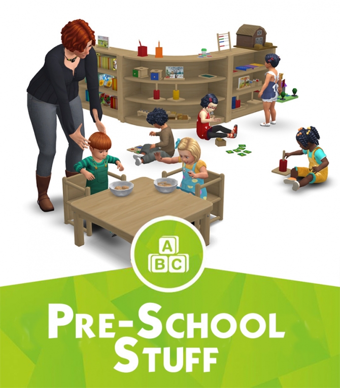Pre-School Stuff: Activities for toddlers at Around the Sims 4 » Sims 4