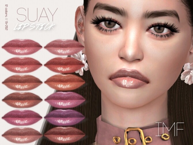 Sims 4 IMF Suay Lipstick N.262 by IzzieMcFire at TSR