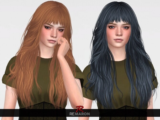 Sims 4 208 Hair Retexture by remaron at TSR