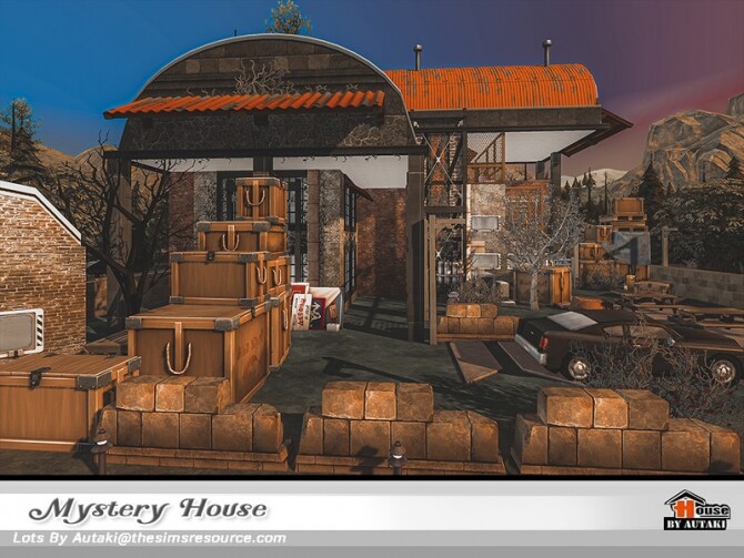 Sims 4 Mystery House NoCC by autaki at TSR